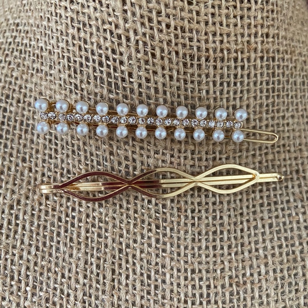💕💕Last one Faux Pearl Wire Hair Clip Hair pins - Picture 6 of 10